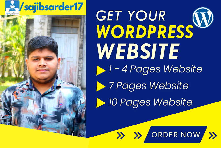 I will Create, Redesign and customize WordPress Website WordPress Fix