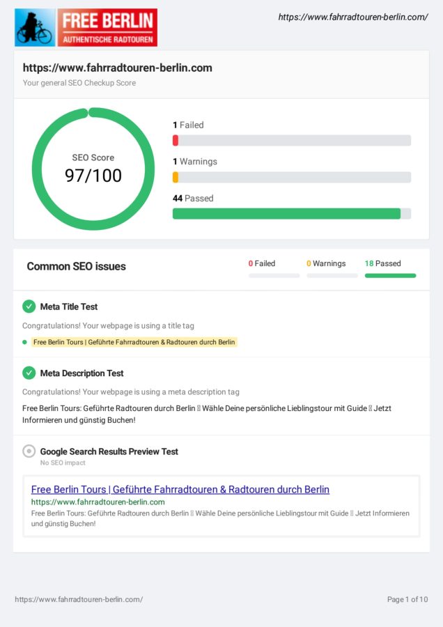 Land on Google 1st page and fix WordPress SEO issues