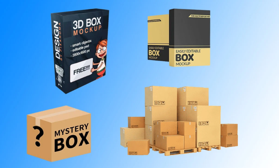 I will do book cover and packaging product 3d box mockup design 