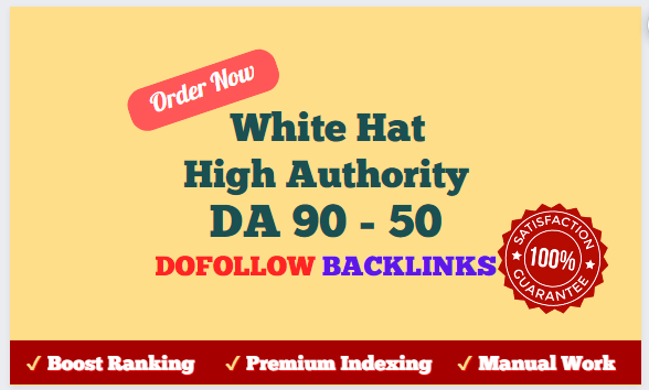 I will provide 100 high authority dofollow backlinks for your website SEO