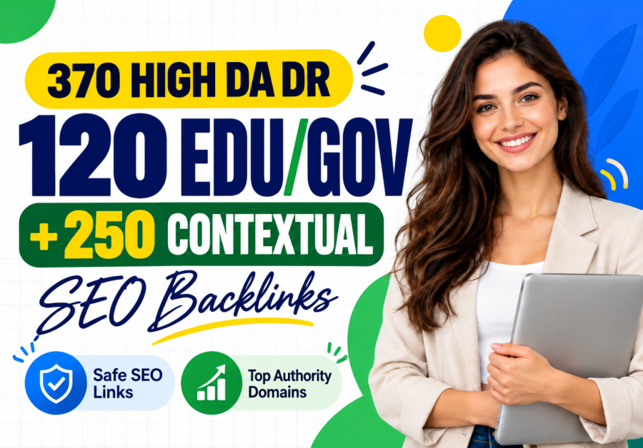 I Will Provide 120 EDU/GOV and 250 Contextual SEO Backlinks from Top University Sites
