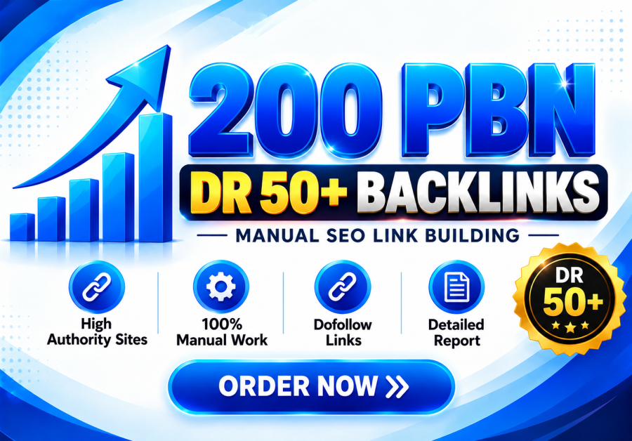 200 Premium PBN Backlinks from DR 50+ Authority Websites