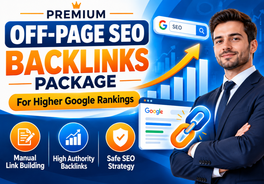 Premium Off-Page SEO Backlinks Package for Higher Google Rankings