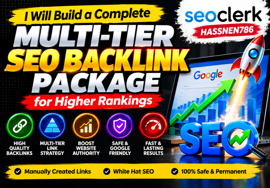 I Will Build a Complete Multi-Tier SEO Backlink Package for Higher Rankings