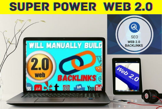 I will realize web 2 0 backlinks manually