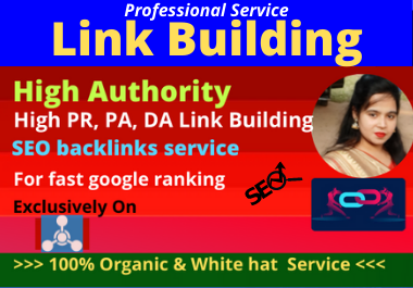 I will do Link Building for any website on High DA, PA site, whitehat manual link building service.