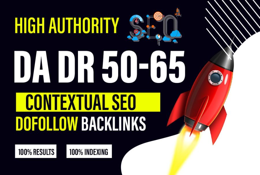 Create DA 50 to 70 dofollow backlinks for off page seo link building
