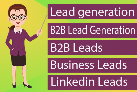 I will assist you B2B Lead Generation and prospectus list building.