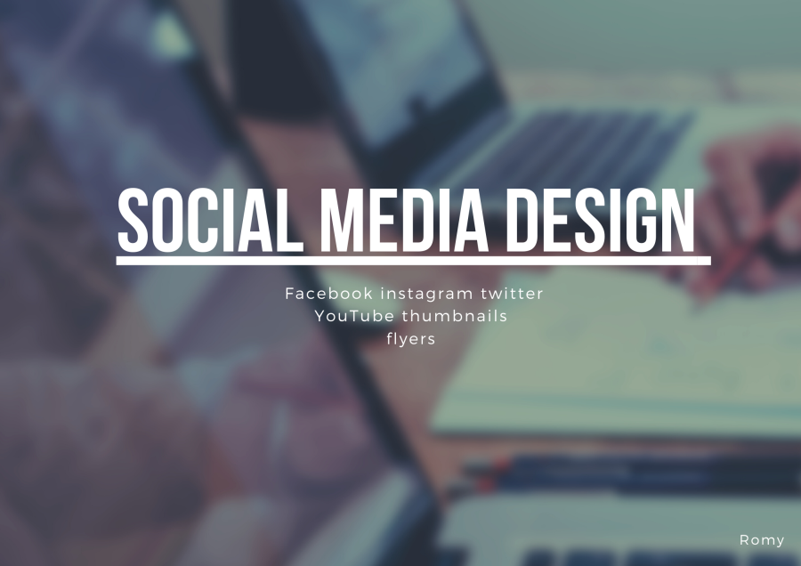 Social media posts and any contents designing 