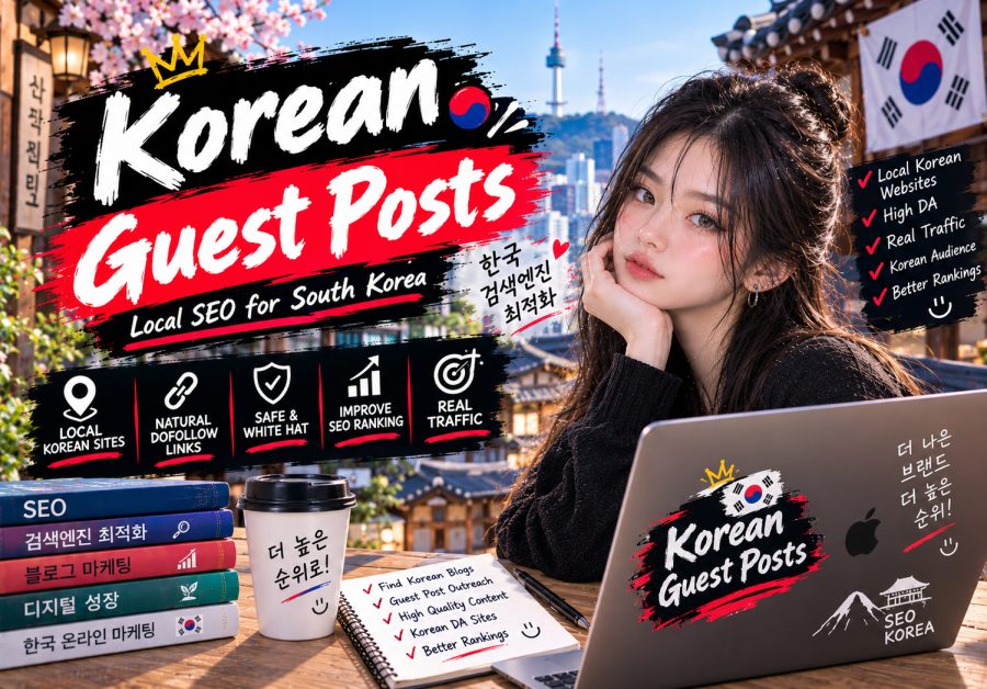 Manual Korean Guest Posts on High DA Sites to Rank in Korea