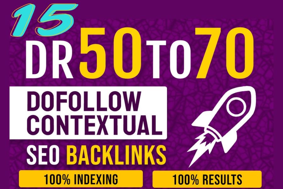 I will provide 15 DR 50 plus PBN dofollow backlinks for off page seo