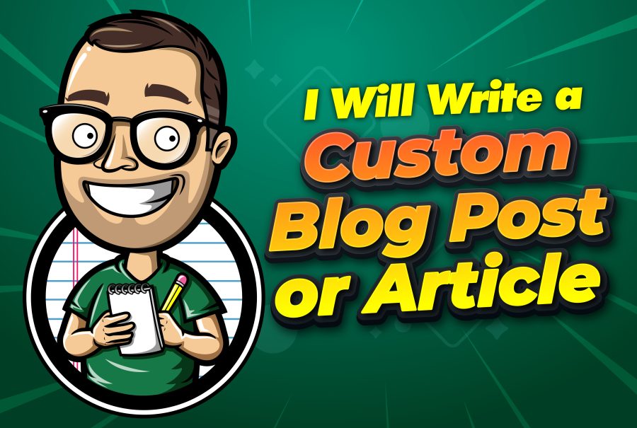 I will write a 1,000+ Words custom blog post or article, SEO friendly article
