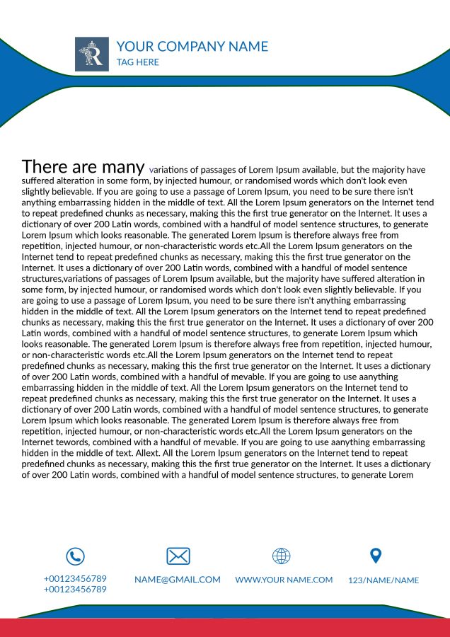 Professional LetterHead Design 