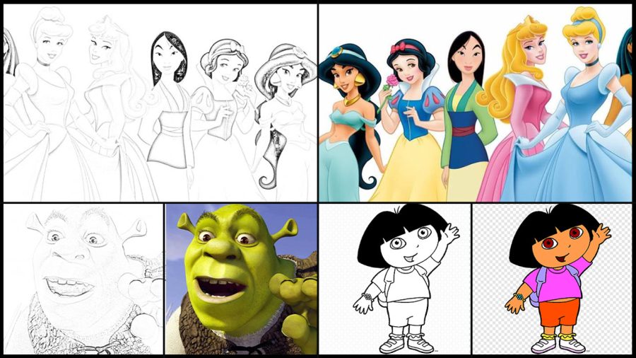 I will draw one line art illustration or silhouette.