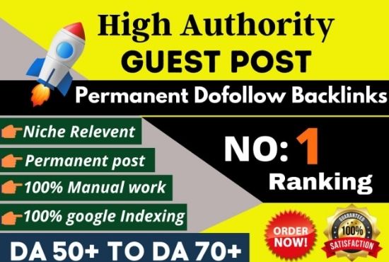 I will publish your articles on high traffic sites,high DA site