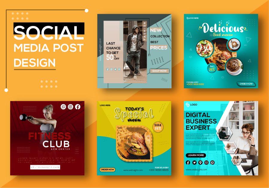 I will design social media kit, Facebook cover ads, Instagram, Pinterest pins