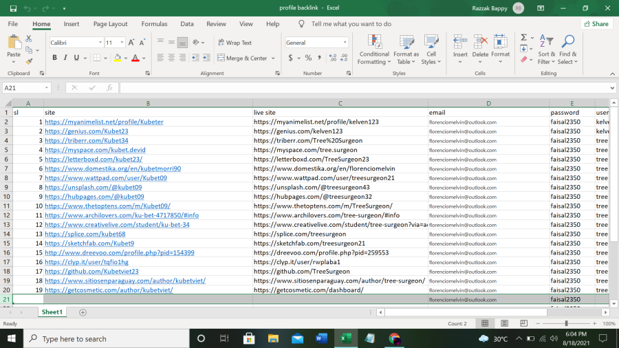 I will do 50 DOFOLLOW high DA PA profile backlinks