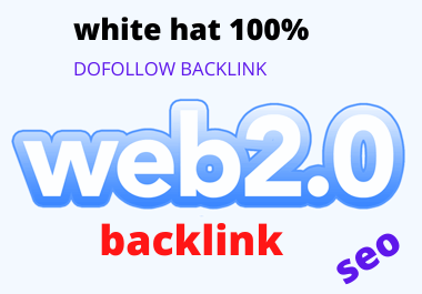 50 WEB 2.0 High Authority Permanent Contextual Backlinks 