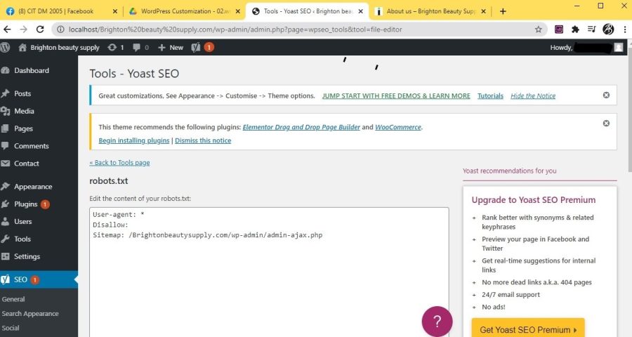 I will able to repair WordPress on page SEO troubles.