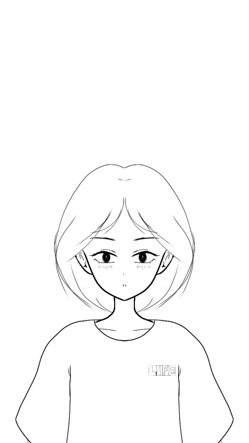 Girly sketches (Blank and white) Illustrations, Coloring drawings and more