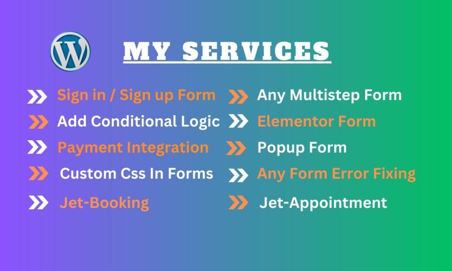 I will create contact form gravity form popup form sign up form mailchimp