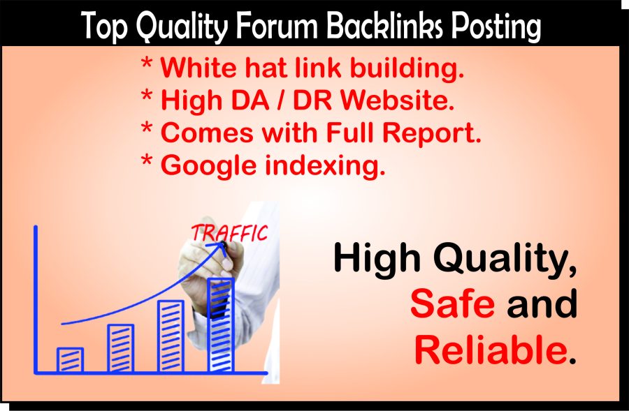 You Will Get 1000 White Hat Dofollow SEO Forum Backlinks Posting