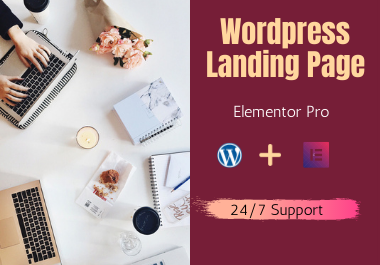 I will design wordpress landing page,elementor or elementor pro landing page