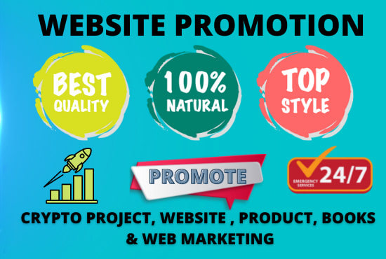 I will promote your crypto, Token, Nft and website to get traffic and good results