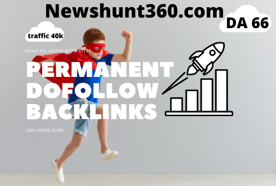 Guest Post on Newshunt360.com - DA 66 - DR-51 Traffic 40 K for $40