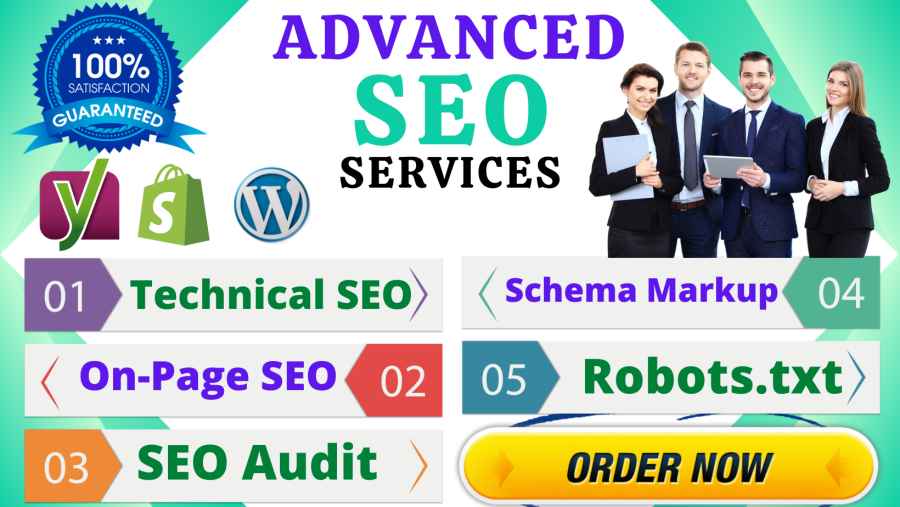 We will do wordpress on page SEO with yoast, technical optimization website ranking
