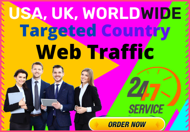 We will boost google, website ranking with SEO organic USA, UK & WorldWide web traffic and backlinks