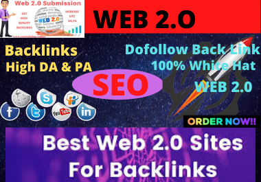 85 WEB 2.0 High Authority Permanent Contextual Backlinks White Hat SEO Link Building 