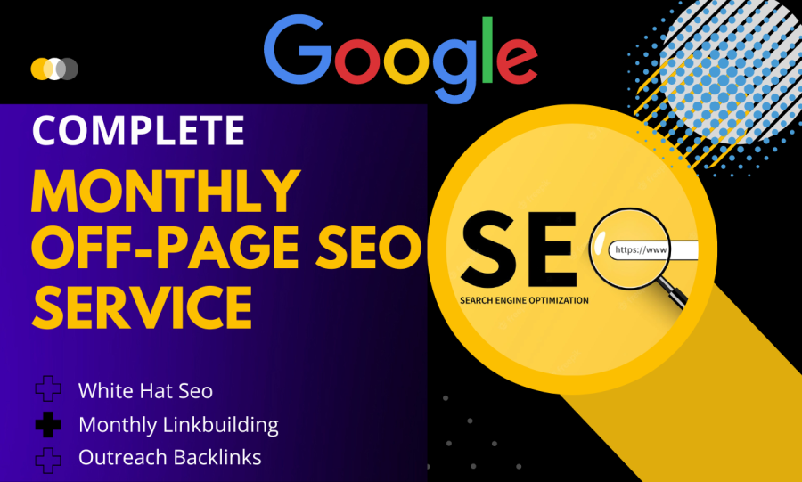 I will build monthly off page SEO do follow backlinks with white hat seo link building