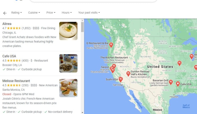 I scrape data from google maps web web scraping 