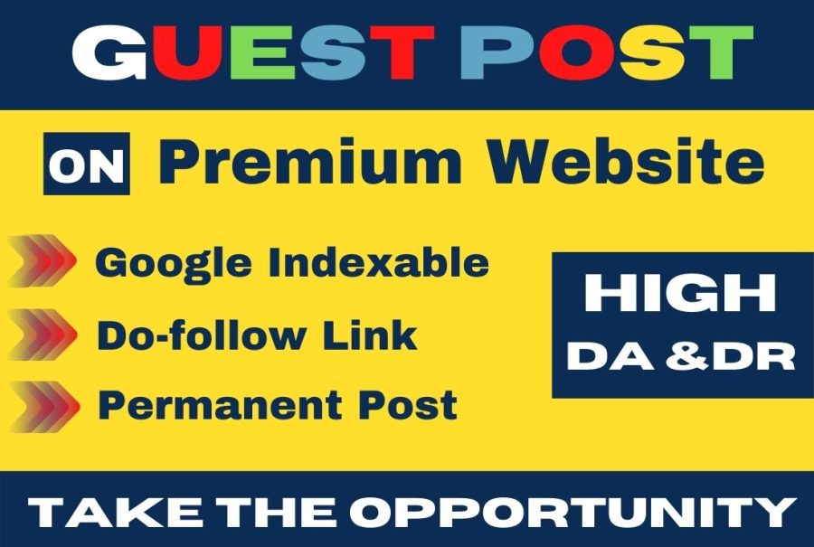 I will write and publish 5 guest post on Premium websites 