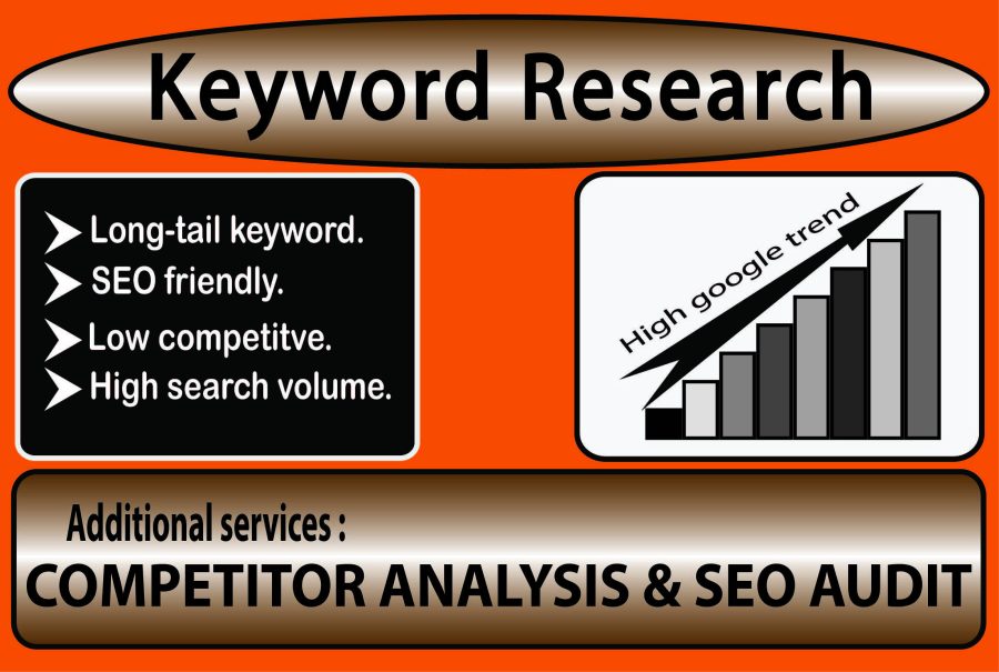 I will provide seo keyword research, competitor analysis and website audit report
