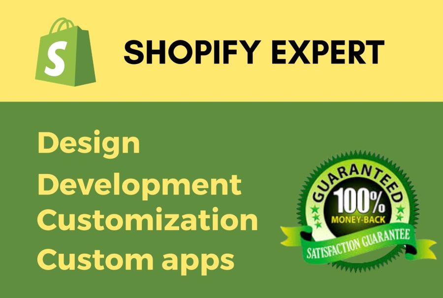 I will Design Top Class Responsive Shopify Website, Landing Page By Shogun Or Pagefly Builder