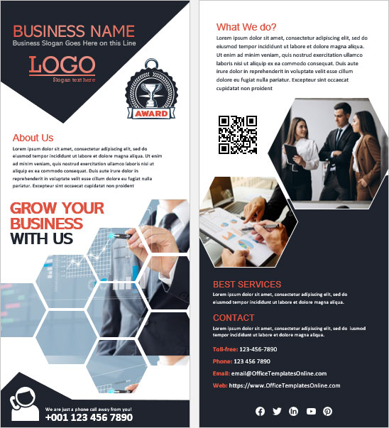 I will do annual report, rack card, dl flyer, or any graphic design