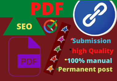  80 PDF submission dofollow high authority pdf sharing sits