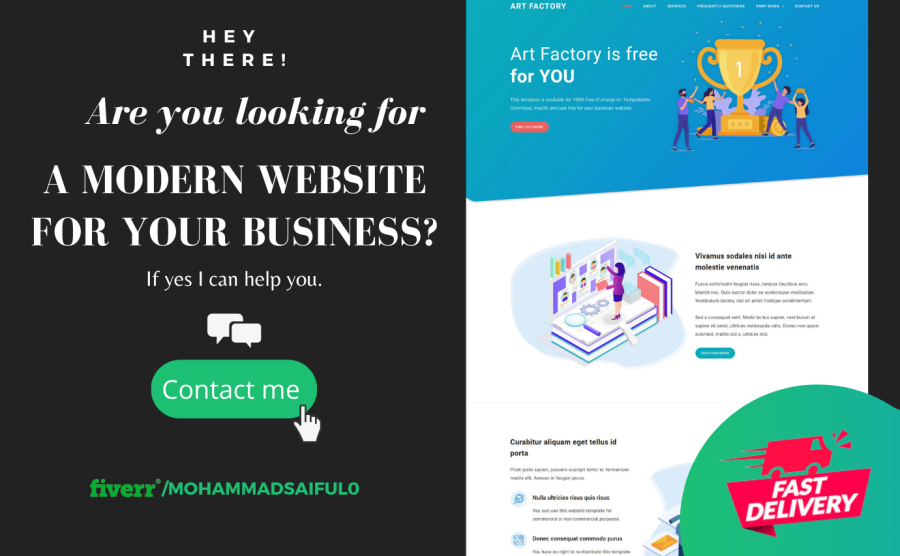 I will design wordpress website or landing page with elementor