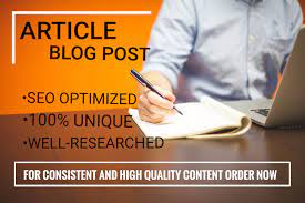 1000 words SEO Article writing service for blog and website for $5 1000 words SEO Article writing