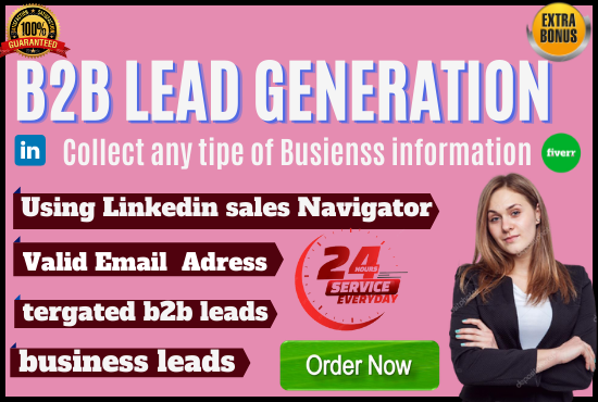 I will do fast data entry and leaad generaton 