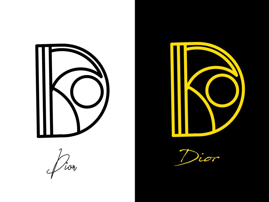 Create a design logo from your name or brand 