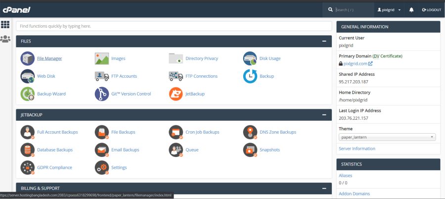 Migrate your cpanel account including email to a new server