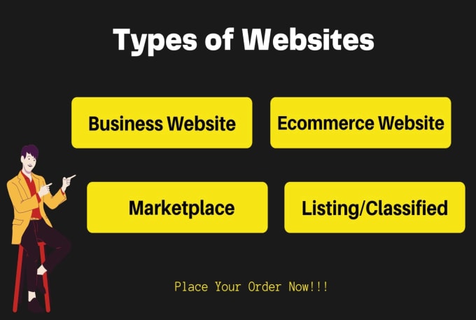 Create an ecommerce or marketplace or business website