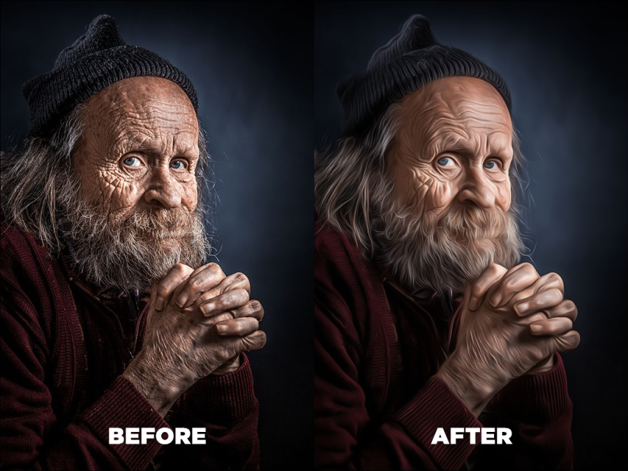 I will make or retouch 5 your image to oil painting