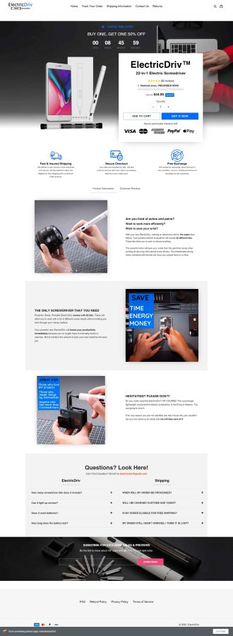 I will do shopify page design,landing page,product page,sales page