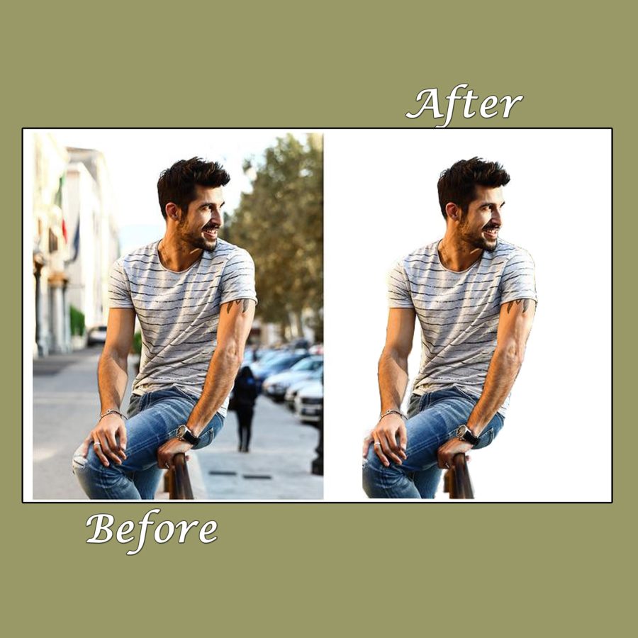 Background remove and replace this