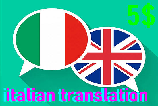 I will translate your text and works! Italian, English, French adn German