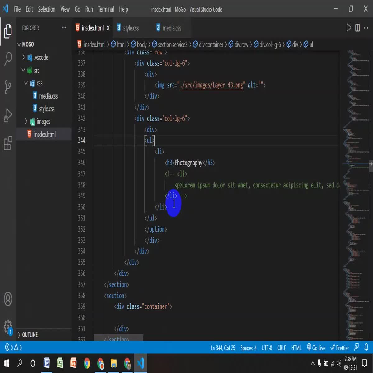 I will convert psd to html, xd to html, sketch to html css bootstrap 5, 1page